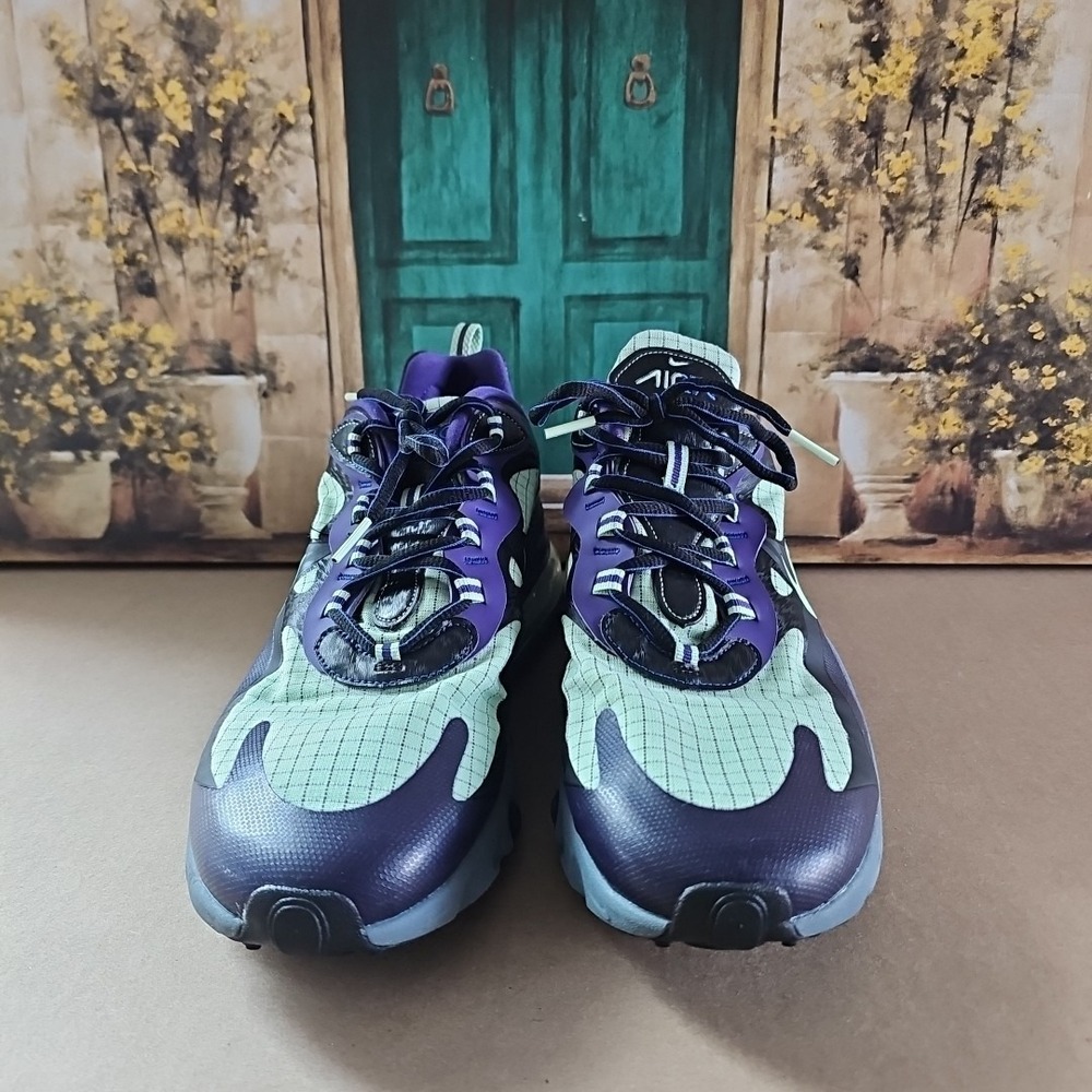 Men's Nike Air Max 270 React 'Future Swoosh' Athletic Fashion Sneaker CT1617 001 - Picture 2 of 9
